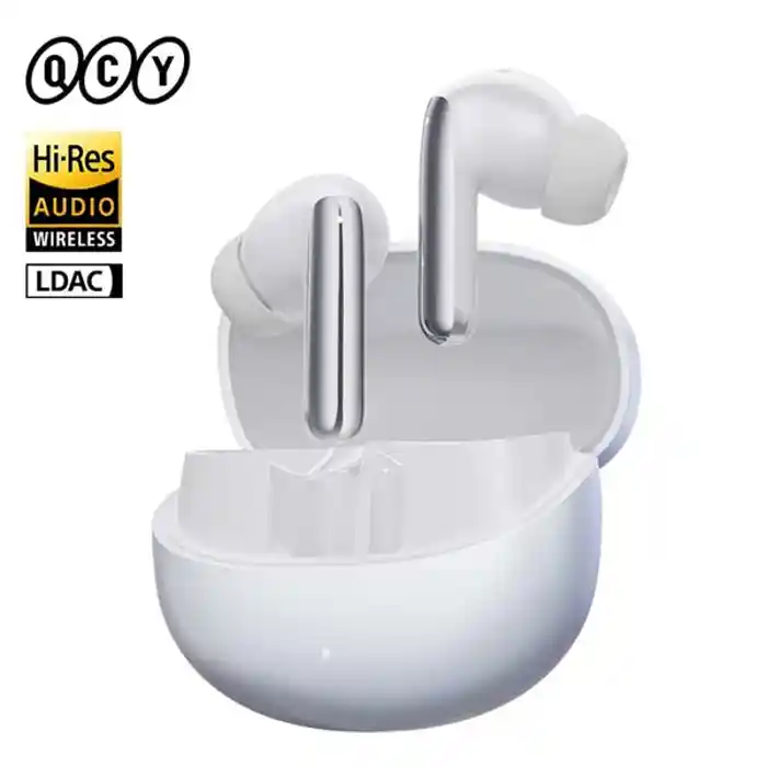 QCY HT08 MeloBuds Pro Earbuds 6 Mic 46dB ANC BT 5.3 Earphones Wireless Hi-Res LDAC Headphones 34H in-Ear Detection Wireless Bluetooth Earphones